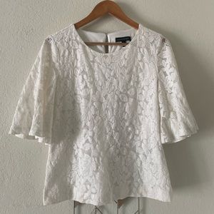 Banana Republic lace crochet blouse